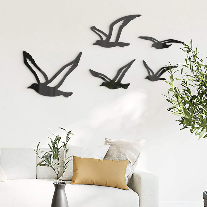 Acryldeko Vögel Möwen (5-teilig) - WA351476