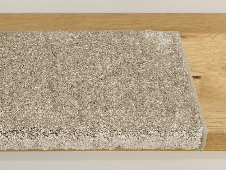 Emma Super Soft Stufenmatte Rechteckig Wunschmass in Sand - TS487902
