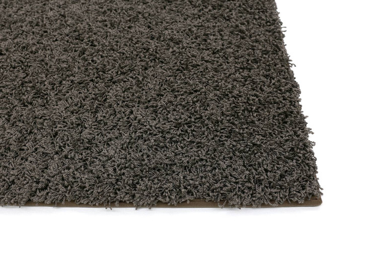 HEVO Fiji Paspelteppich Rechteck Wunschmass in Ebony - TS439313