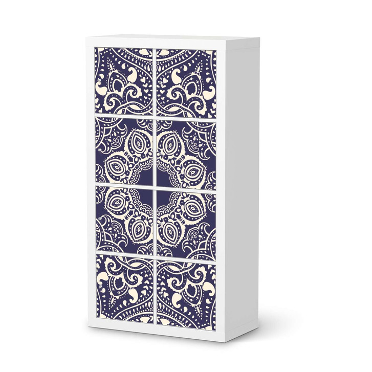 Folie IKEA Kallax Regal 8 Türen - Blue Mandala - CR105428