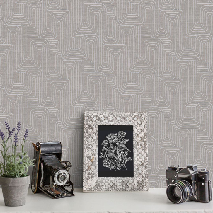 Grafiktapete Opus grau - WA481570