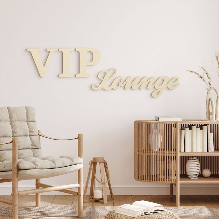 Holzbuchstaben VIP-Lounge - WA133139