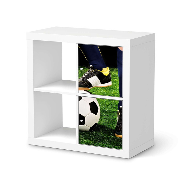 Klebefolie IKEA Expedit Regal 2 Türen (hoch) - Fussballstar - CR109367
