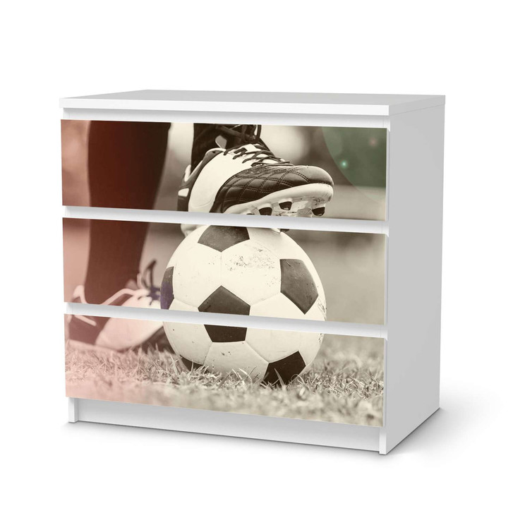 Klebefolie IKEA Malm Kommode 3 Schubladen - Kick it - CR109816