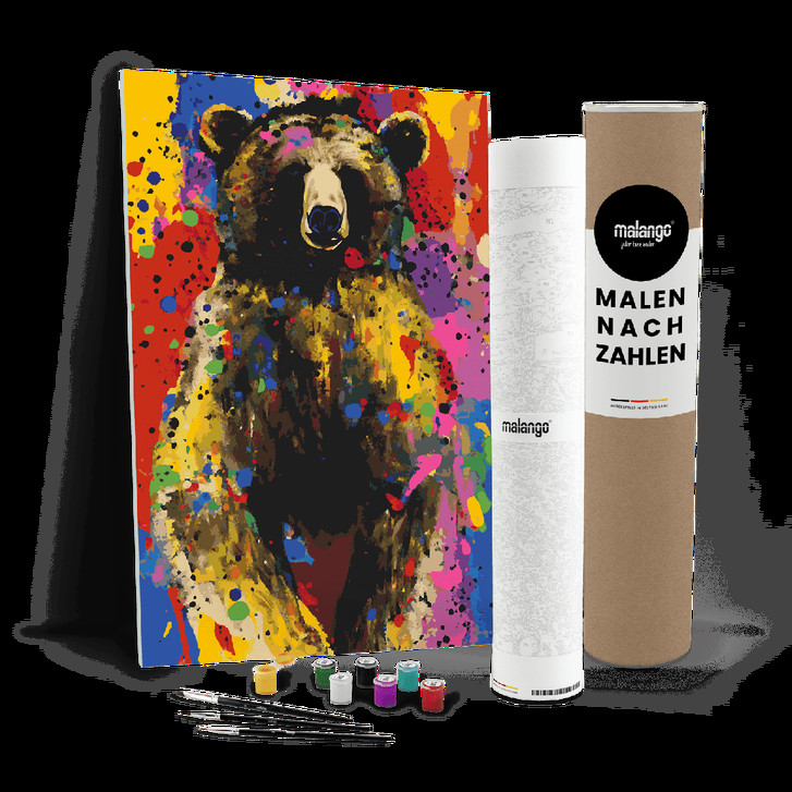 Malen nach Zahlen Leinwandbild - Bär Beate - WA447008