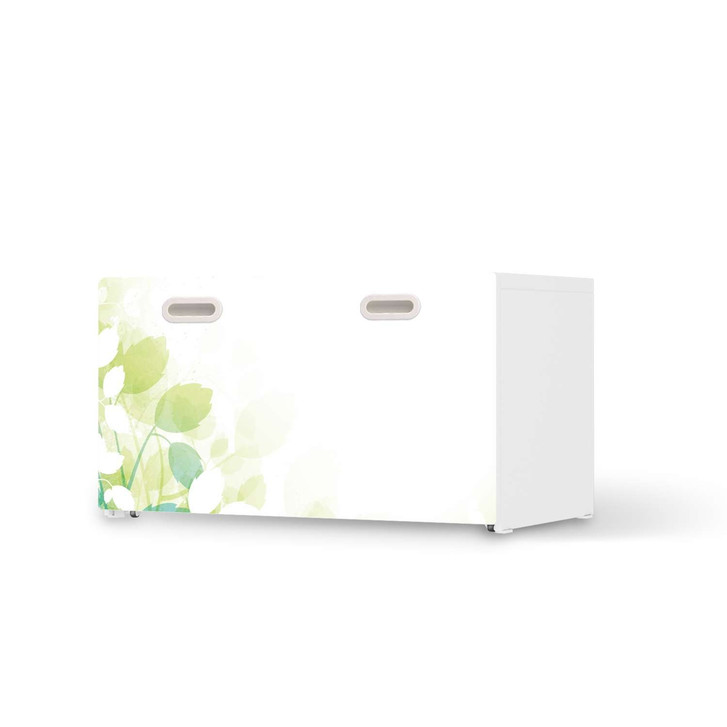 Möbelfolie IKEA Stuva / Fritids Bank mit Kasten - Flower Light - CR117693