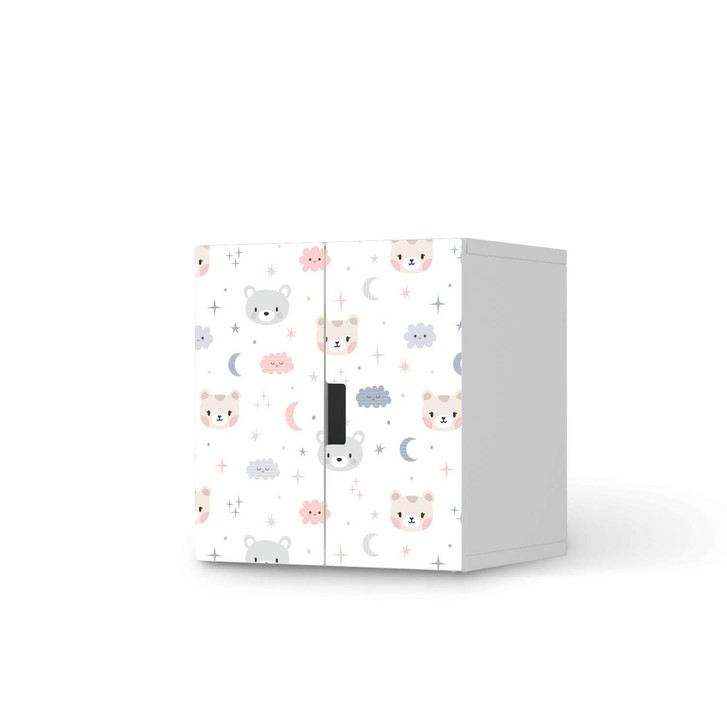 Möbelfolie IKEA Stuva / Malad Schrank - 2 kleine Türen - Sweet Dreams - CR119055