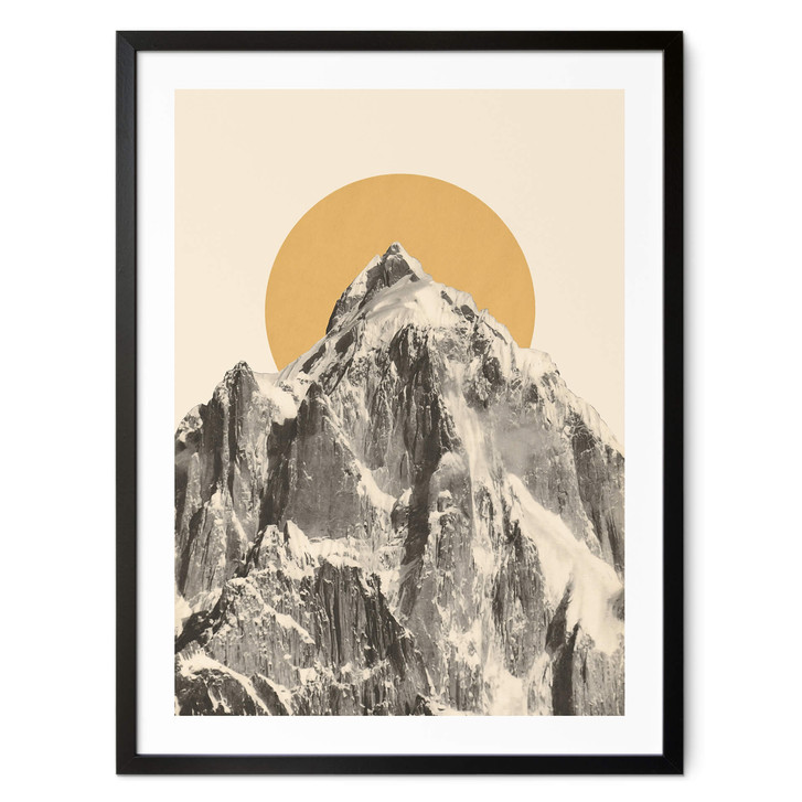 Poster Sonne hinter Berg - Bodart - WA518869