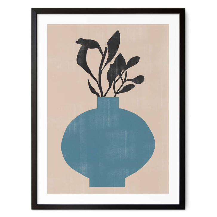 Poster The Miuus Studio - Blaue Kugelvase - WA350093