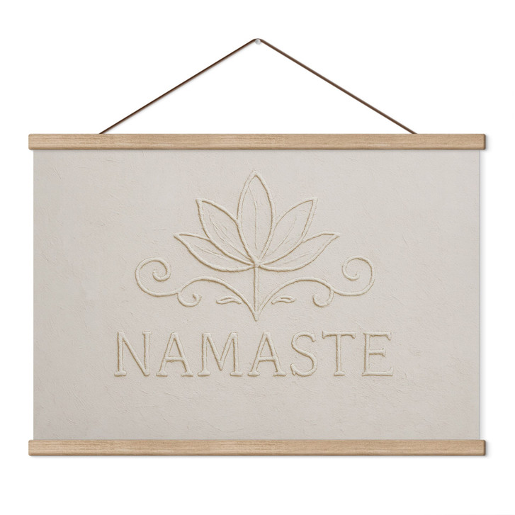 Stoffbild Namaste mit Lotus - Treechild - WA517808