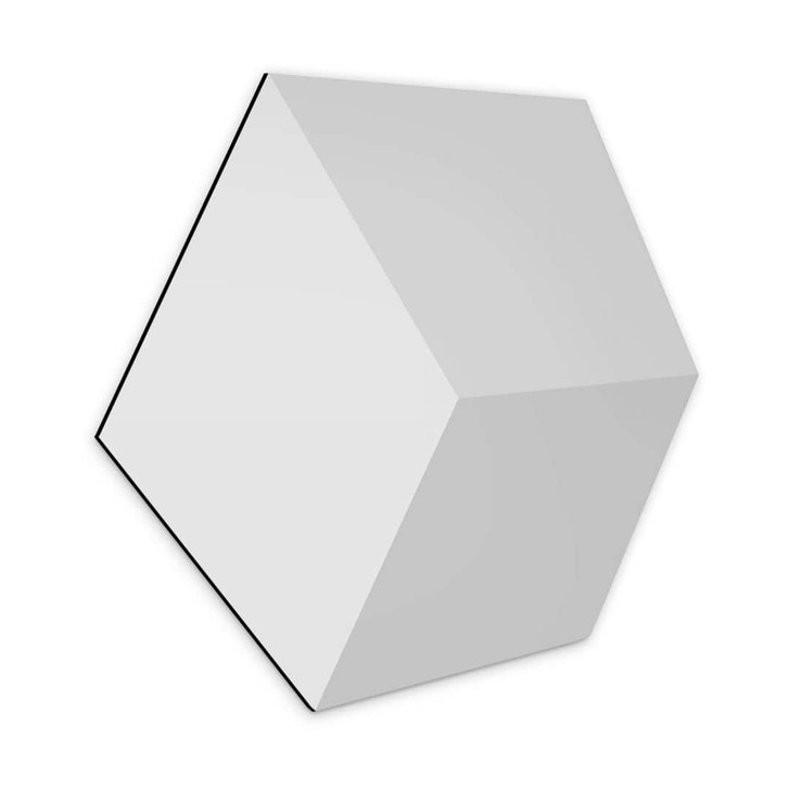 3D Hexagon - Alu-Dibond Hellgrau - WA324760