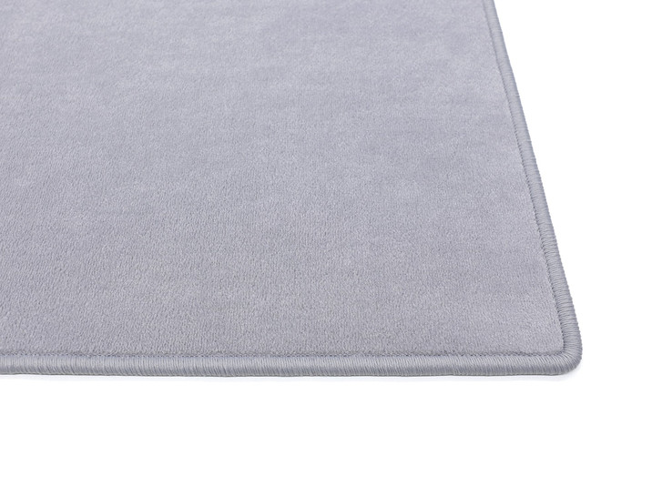Bijou Uni Kurzflorteppich nach Mass in Grau - TS436060