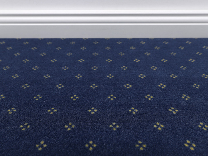 Cavalli Hotel Teppichboden Meterware in Blau - TS546960