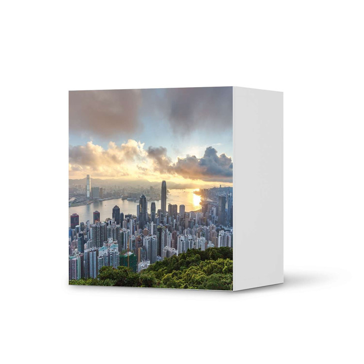 Klebefolie IKEA Besta Regal 1 Türe - Hong Kong - CR109193