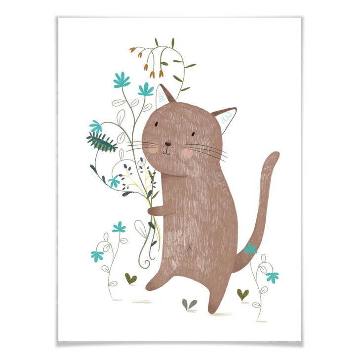 Poster Loske - Kleine Katze - WA258561