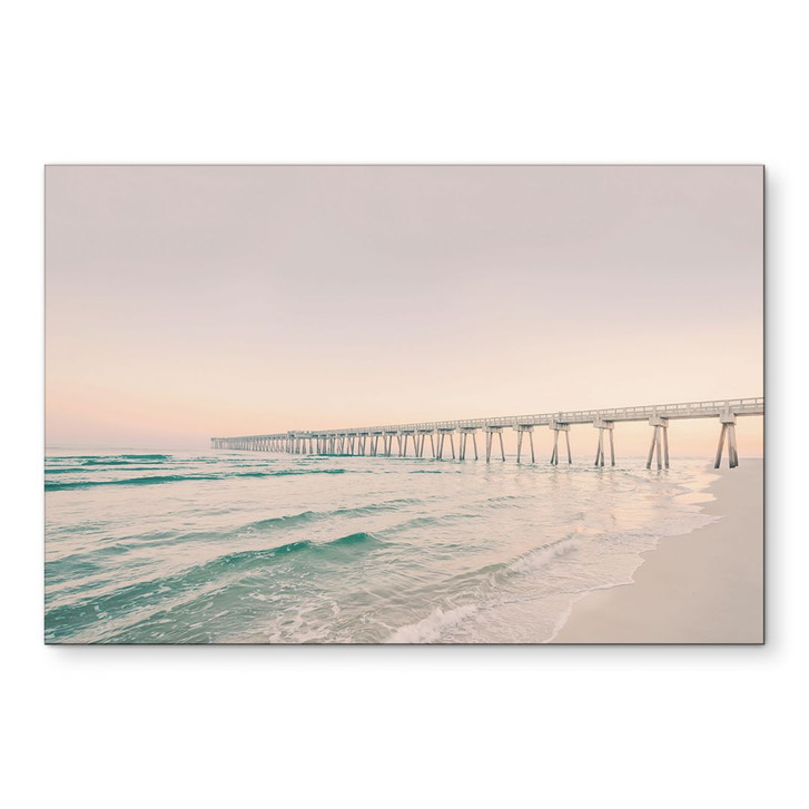 Wandbild Seebrücke über dem Meer - Sisi & Seb - Alu-Dibond - WA423025