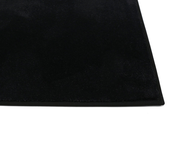 Cannes Paspelteppich Rechteck Wunschmass in Black Pitch - TS538339