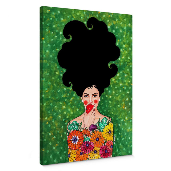 Leinwandbild Hülya - Der rote Apfel - WA306873