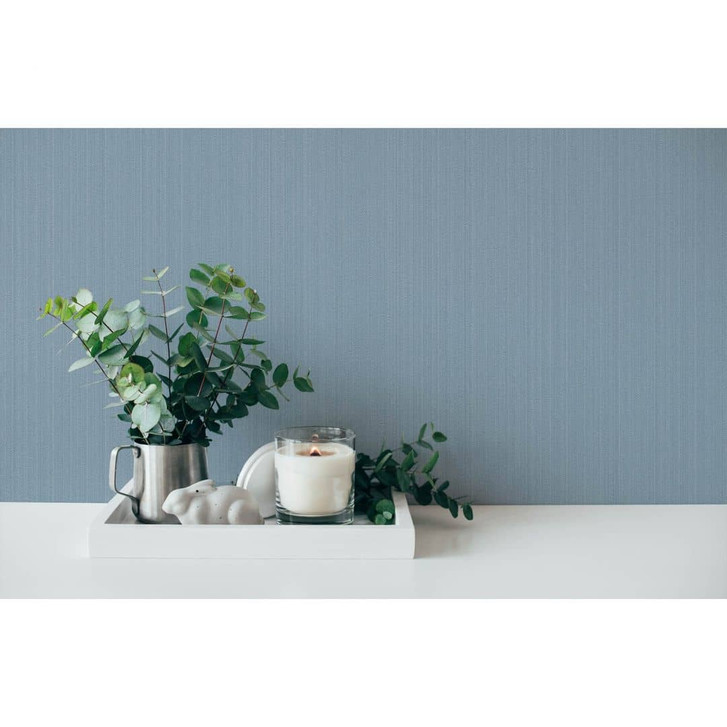 Livingwalls Unitapete Mata Hari Vliestapete einfarbig blau - WA328177