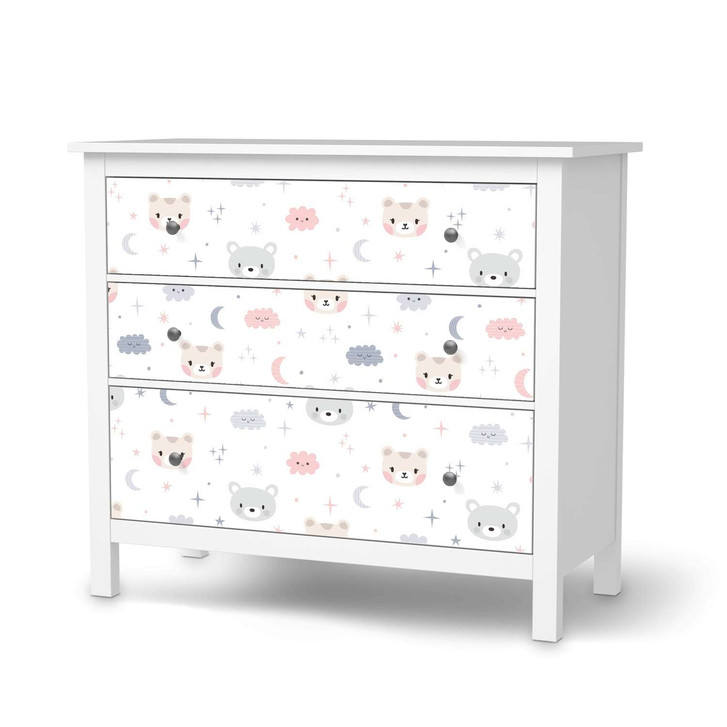 Möbelfolie IKEA Hemnes Kommode 3 Schubladen - Sweet Dreams - CR114795