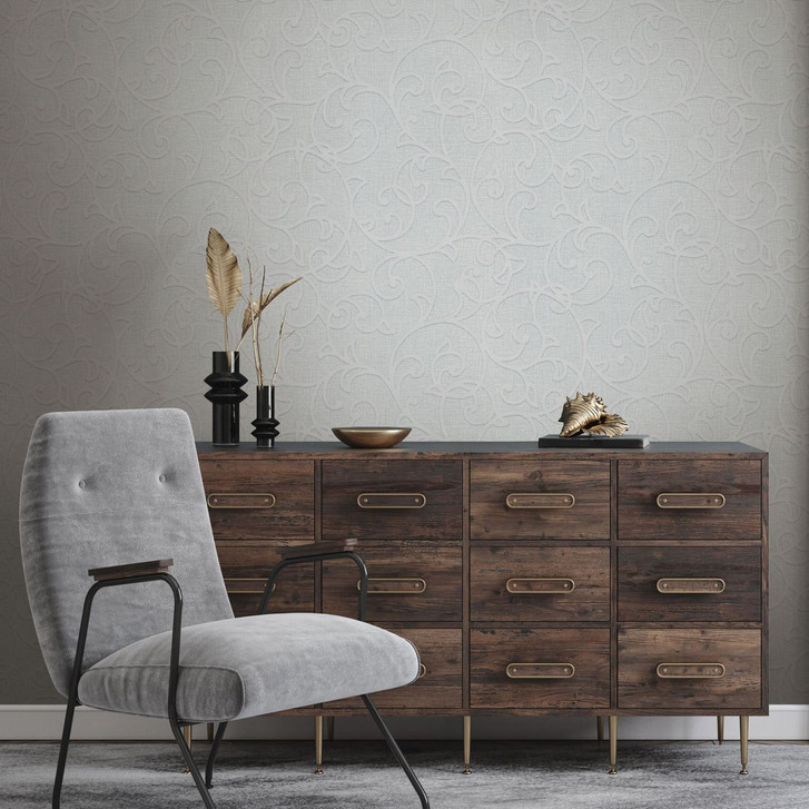 Ornamenttapete Opus grau - WA481610