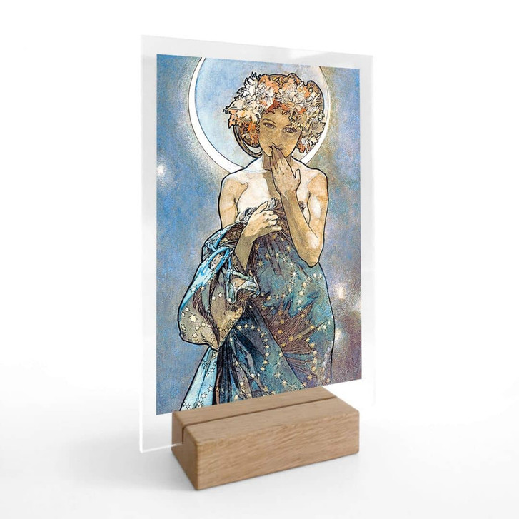 Tischaufsteller Mucha - Sterne: Der Mond - WA324107