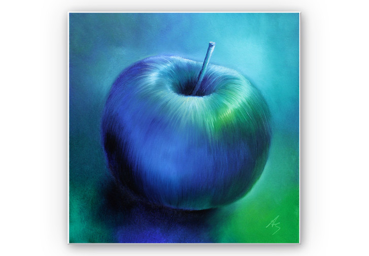 Wandbild Schmucker - Blauer Apfel - WA195357
