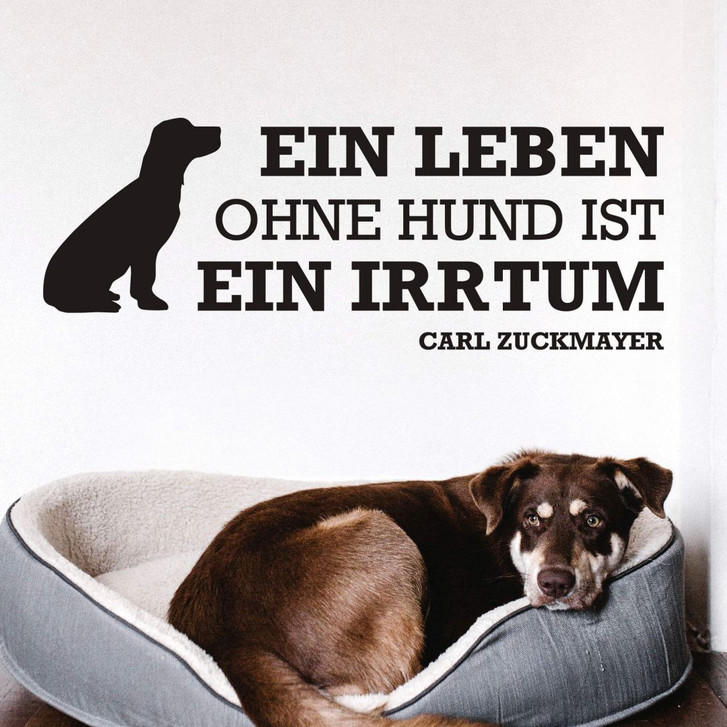 Wandtattoo Ein Leben ohne Hund... - WA208742