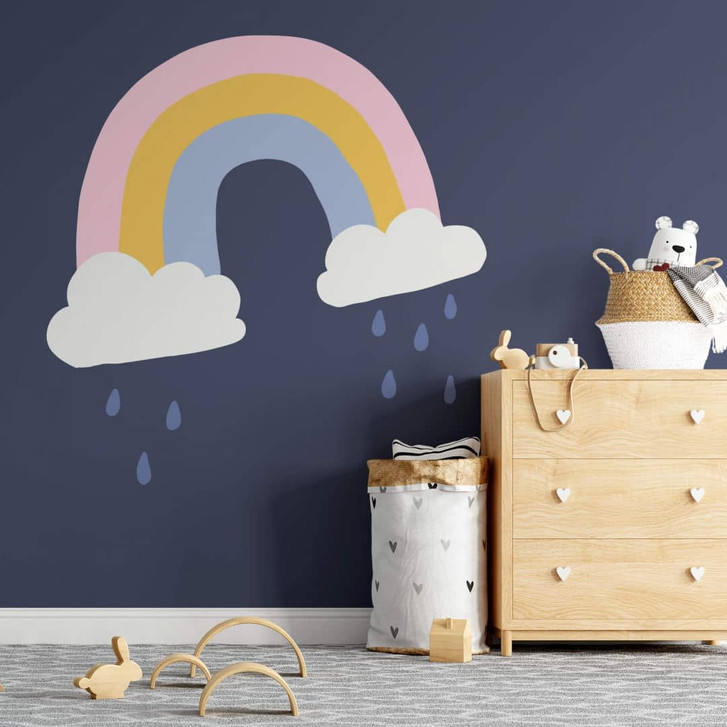 Wandtattoo Wolken mit Regenbogen - WA324619