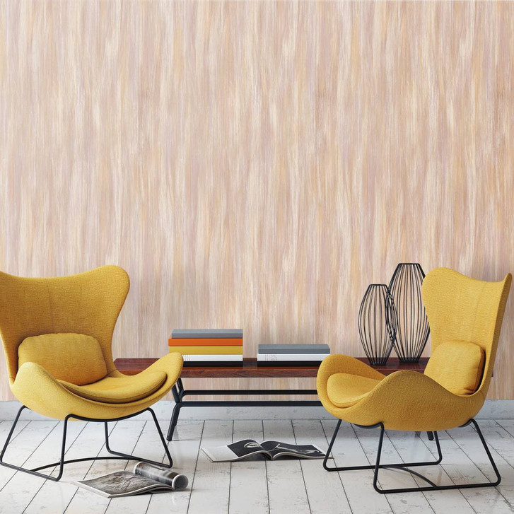 Fototapete mit grafischem Streifenmuster, Beige Streifen 3.40 x 1.06 m - WA448923