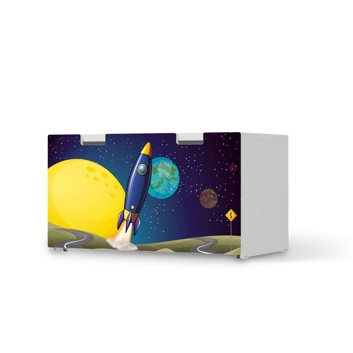 Möbelfolie IKEA Stuva / Malad Banktruhe - Space Rocket - CR117386