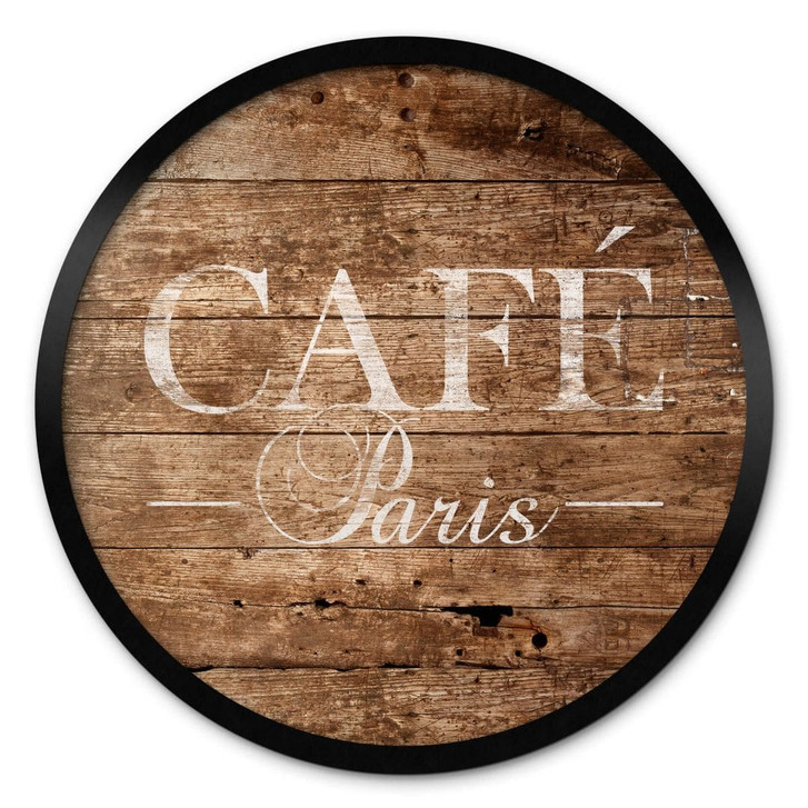 Poster Café Paris - Rund - WA499548