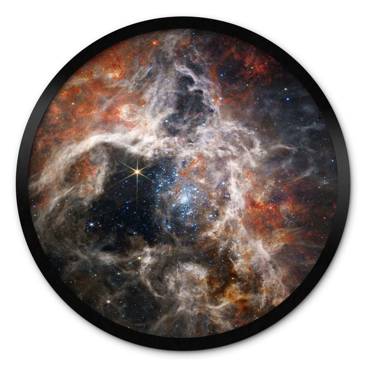 Poster James Webb Telescope - Tarantula Nebula - Rund - WA407532