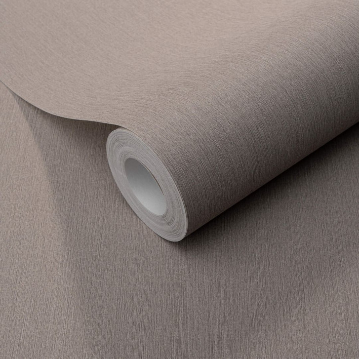 Vliestapete Unitapete mit feiner Längstruktur in taupe - WA397900