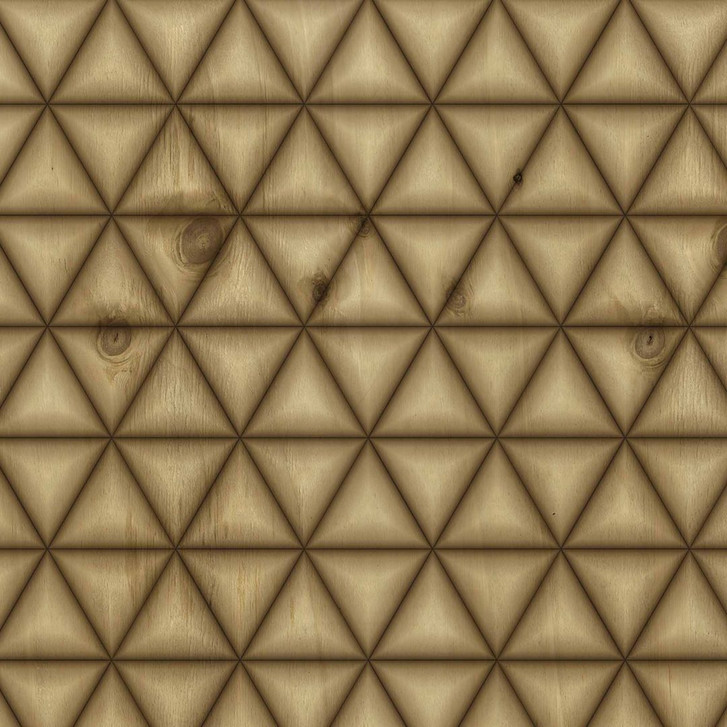 Fototapete Geometrisch GraphicTriang1 beige braun - Vliestapete Designwalls 2 - 2.55x3.5 m - WA385939