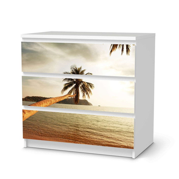 Klebefolie IKEA Malm Kommode 3 Schubladen - Paradise - CR109842