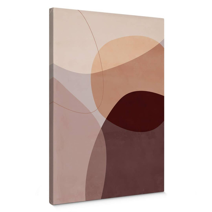 Leinwandbild Abstrakte Formen in warmen Erdtönen - Böhmer - WA402958