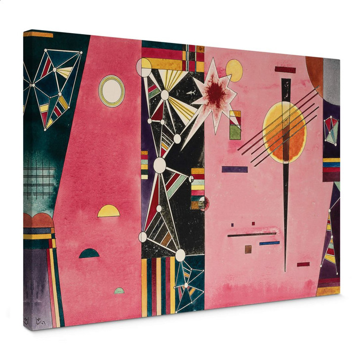 Leinwandbild Kandinsky - Rosa Rot - WA366356