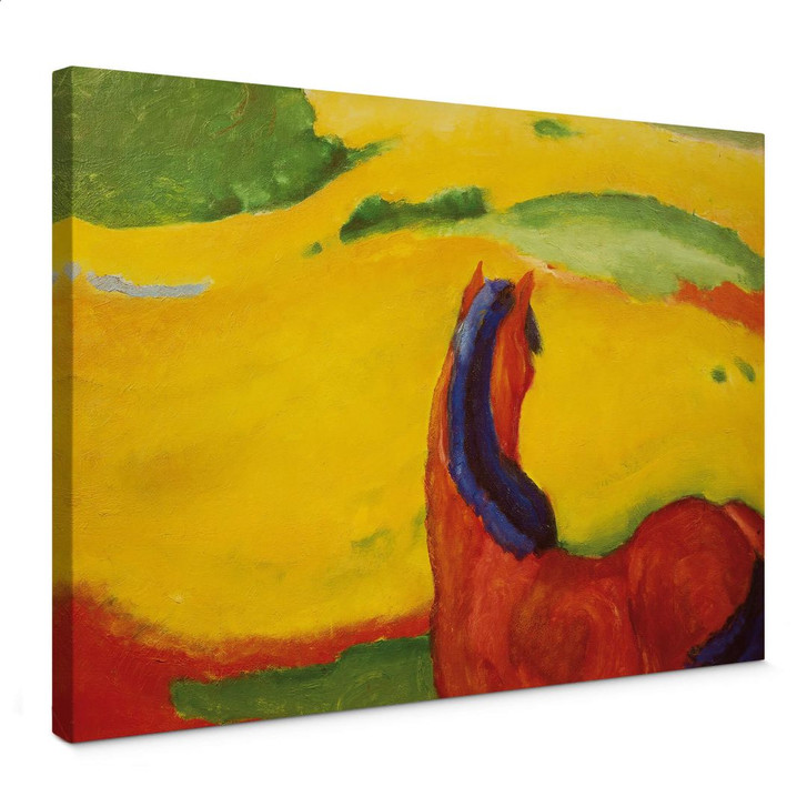 Leinwandbild Marc - Pferd in der Landschaft - WA369737