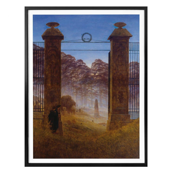 Poster Friedrich - Der Friedhof - WA317961