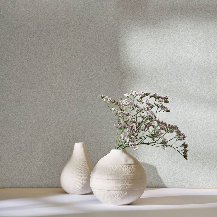 Vliestapete mit Struktur als gepunktetes Uni grau, beige Uni - WA444753