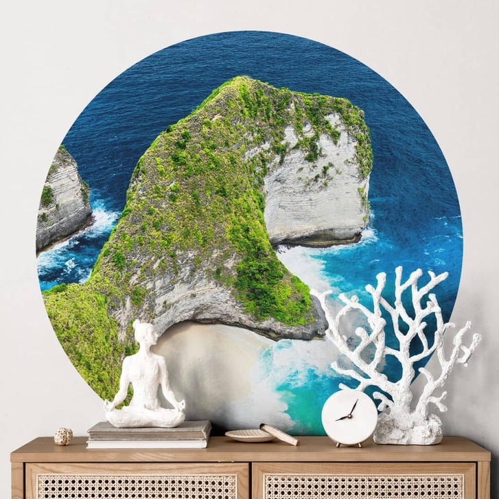 Wandtattoo Felsenküste von Nusa Penida - Hugonnard - Rund - WA474544