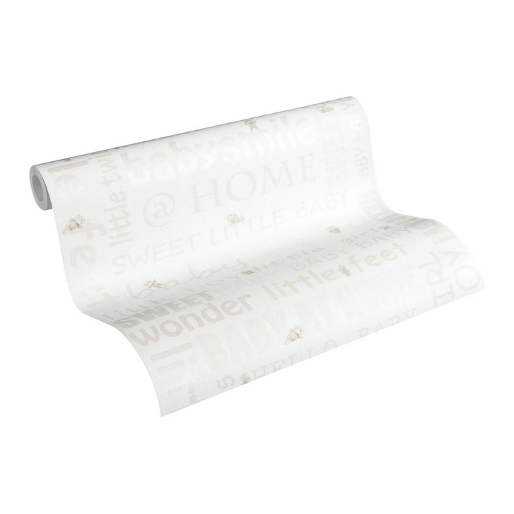 A.S. Création Vliestapete Little Stars grün, metallic, weiss - WA105709