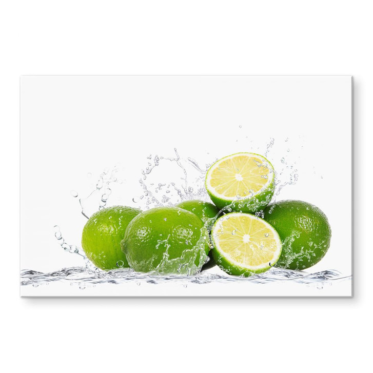 Acrylglasbild Splashing Limes - WA230594