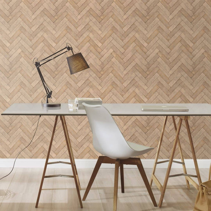 Backsteintapete, Steinoptiktapete Factory V braun - WA428597