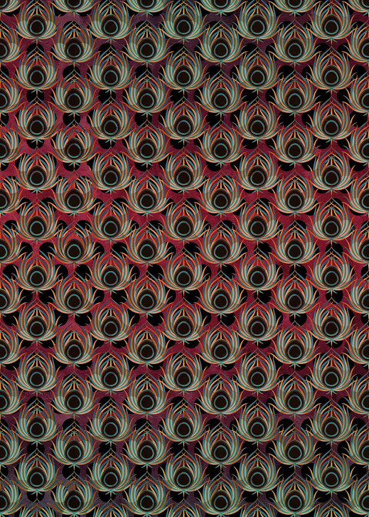 Digitaldrucktapete Paon Rouge - KOHX4-033