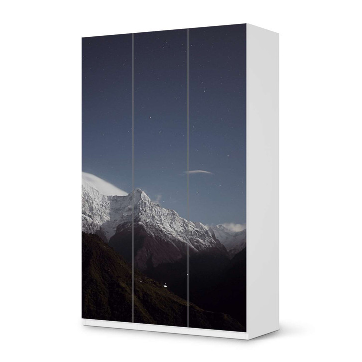 Möbelfolie IKEA Pax Schrank 236cm Höhe - 3 Türen - Mountain Sky - CR118607