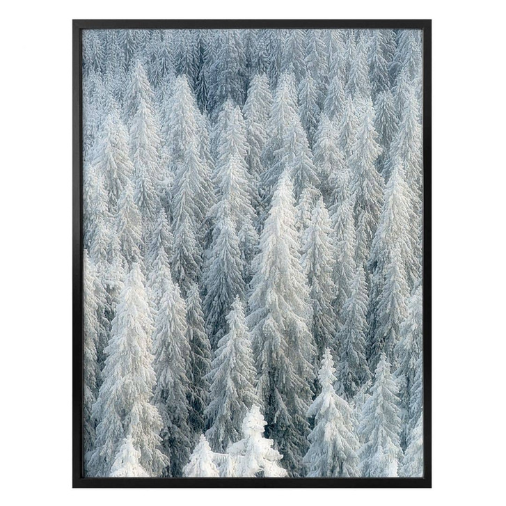 Poster Kalliolahti - Weisser Winter - Hochkant - WA323290