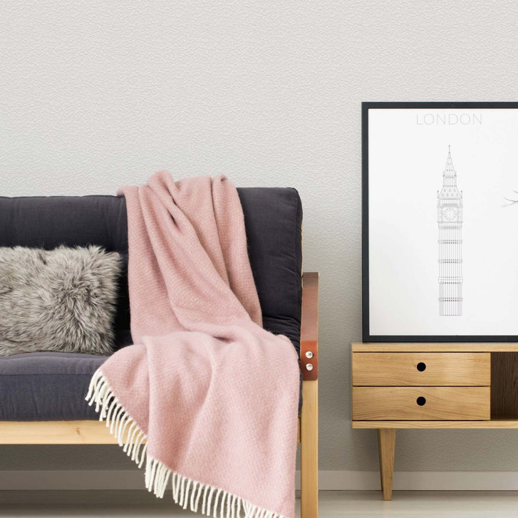 Tapete Weiss überstreichbare Strukturtapete modern Uni einfarbig für Wohnzimmer - WA382396