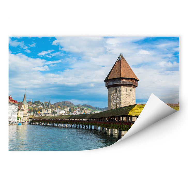 Wallprint Holzbrücke in Luzern - WA184575